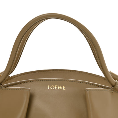 Loewe Shiny Nappa Calfskin Small Paseo Bag Clay Green 8 of 11
