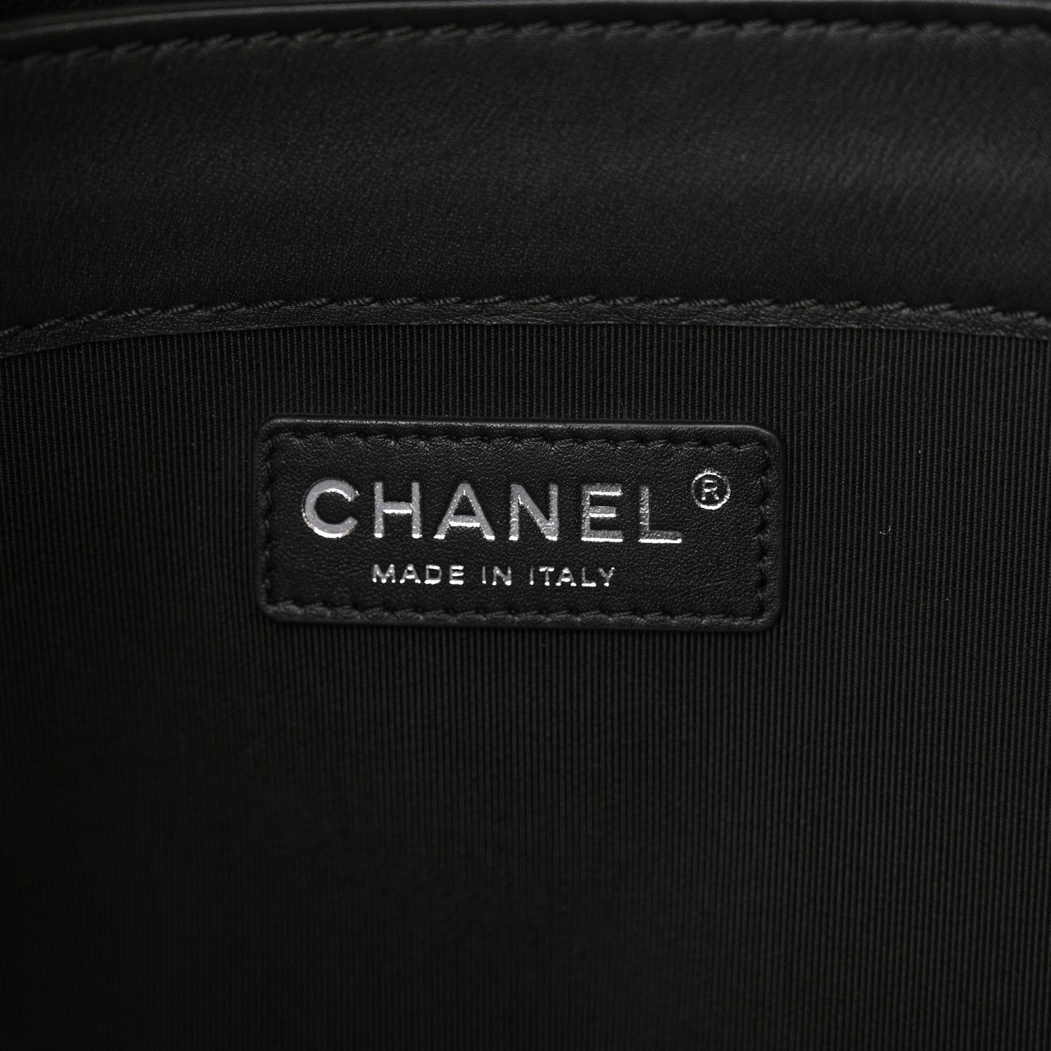 Chanel Patent Quilted Reverso Boy Tote Black 6 of 10