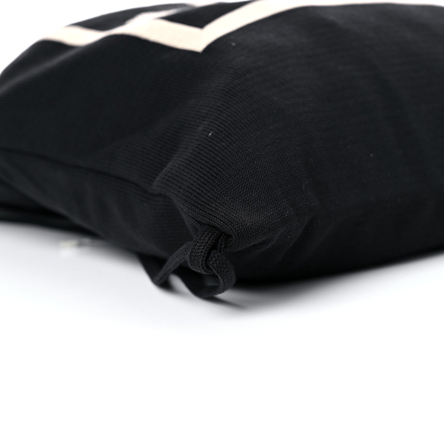 Chanel Cotton CC Drawstring Sport Line Backpack Black 8 of 10