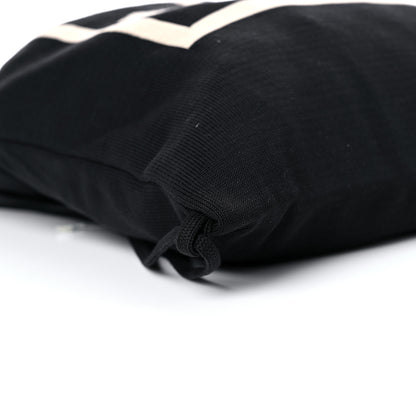 Chanel Cotton CC Drawstring Sport Line Backpack Black 8 of 10