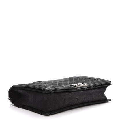 Chanel Iridescent Caviar Quilted Large Boy Flap Black 4 of 16
