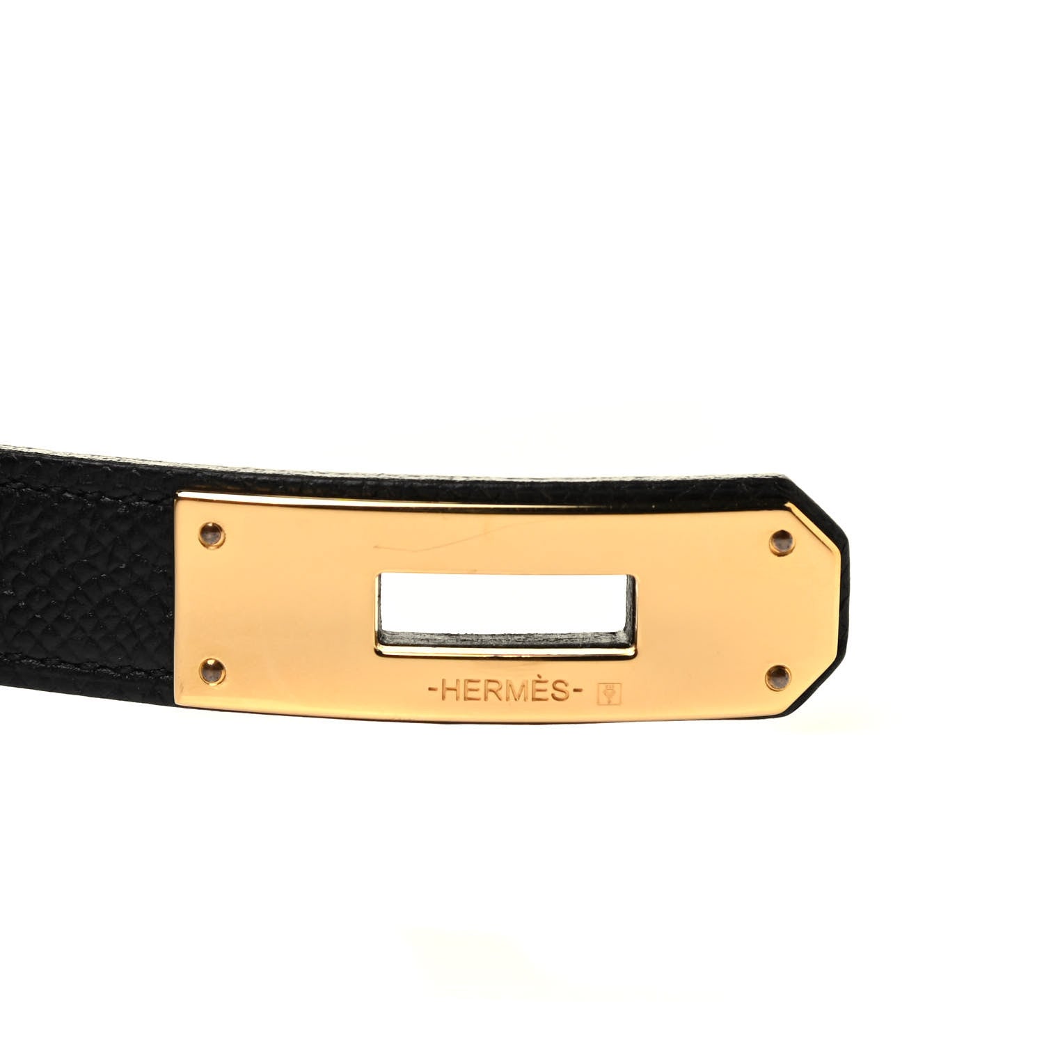 Hermes Epsom Kelly Belt Black 3 of 4