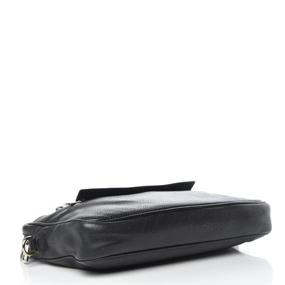 Gucci Pebbled Calfskin Soho Briefcase Black 5 of 19
