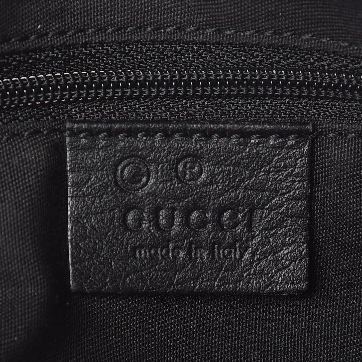 Suede Guccissima Small Boston Black