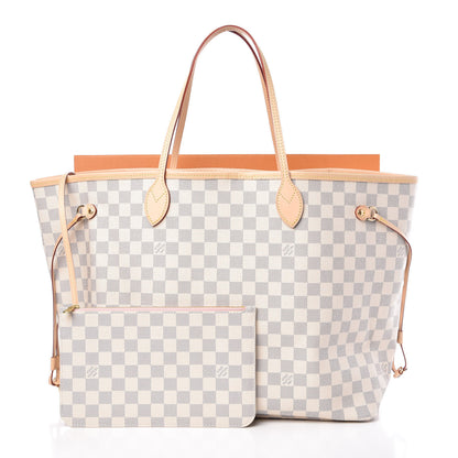 Louis Vuitton Damier Azur Neo Neverfull GM Rose Ballerine 10 of 10