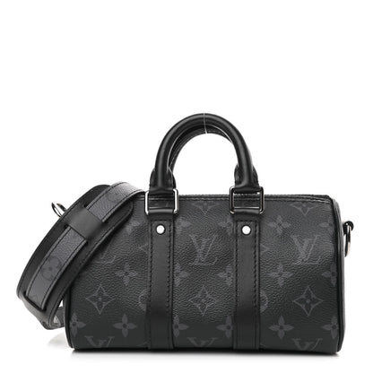 Louis Vuitton Reverse Monogram Eclipse Keepall XS Black 1 of 9