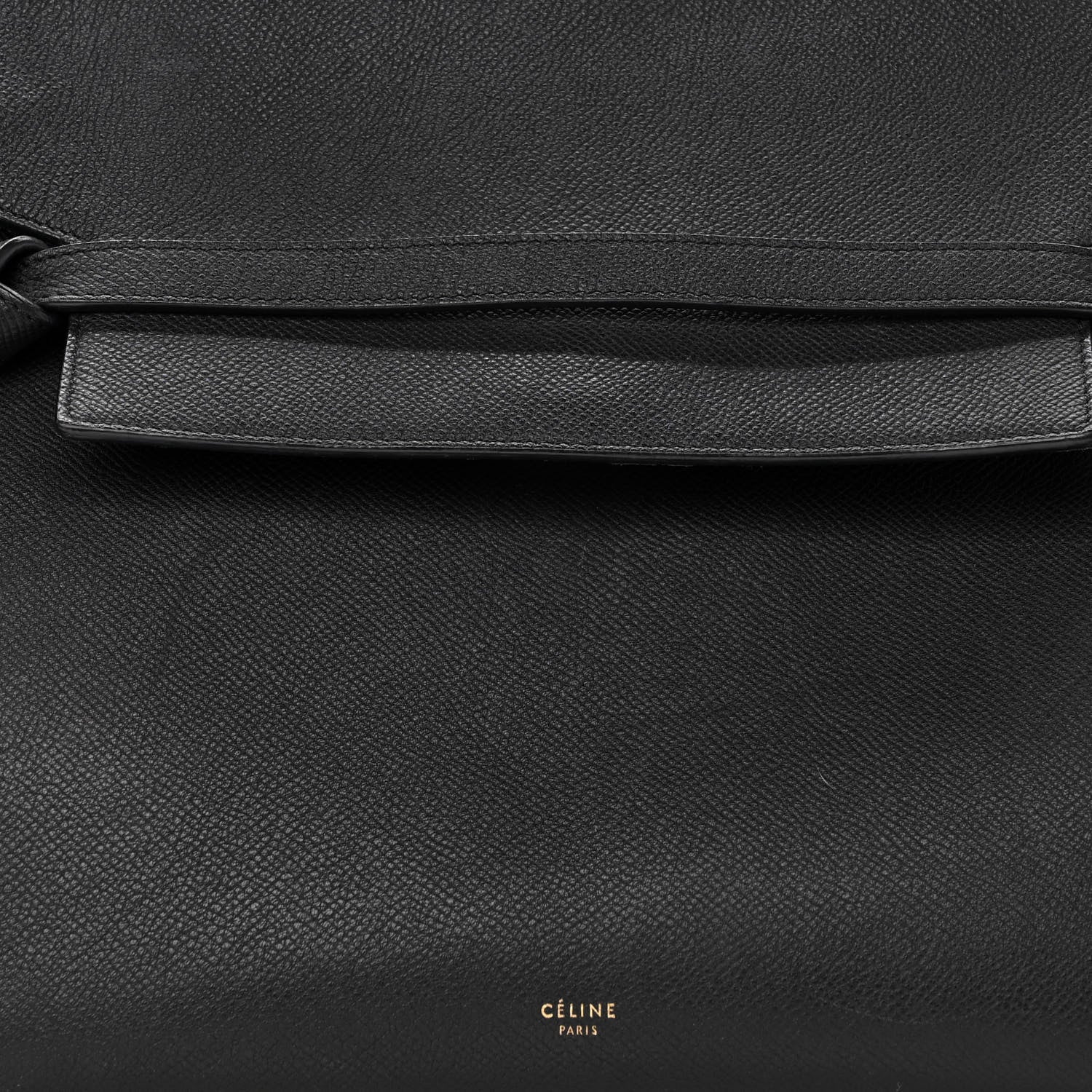 Celine Grained Calfskin Small Belt Bag Black 7 of 13