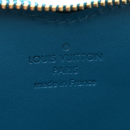 Louis Vuitton Vernis Heart Coin Purse Blue Galactic 6 of 8