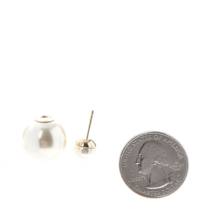 Christian Dior Pearl Mise En Dior Tribal Earrings 2 of 5