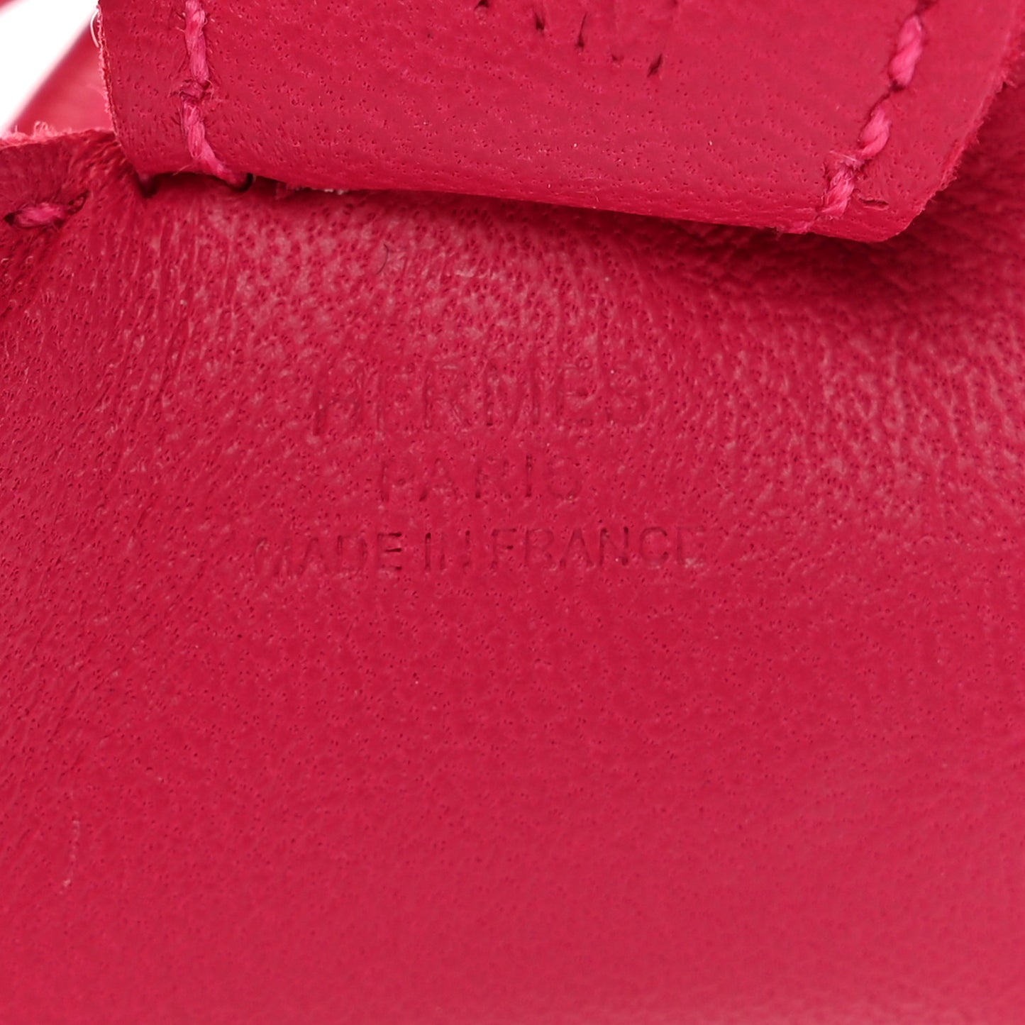 Milo Lambskin Grigri Rodeo Horse Bag Charm PM Rose Mexico