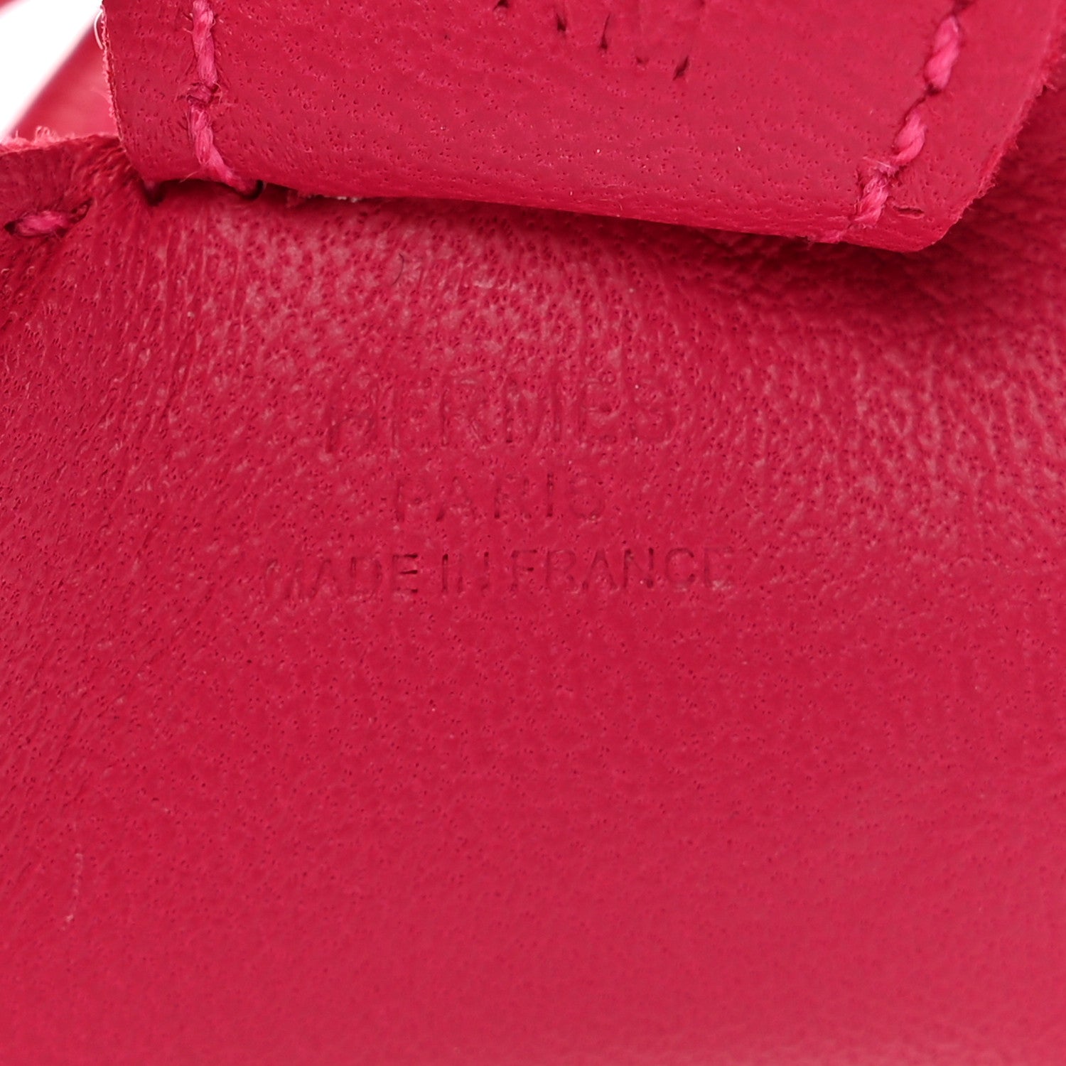 Hermes Milo Lambskin Grigri Rodeo Horse Bag Charm PM Rose Mexico 3 of 4