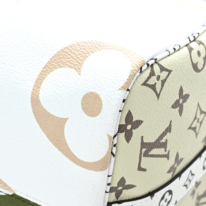 Louis Vuitton Monogram Giant Speedy Bandouliere 30 Kaki Beige 9 of 11