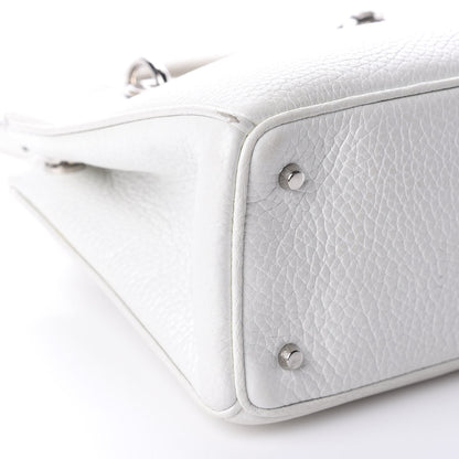 Christian Dior Bullcalf Mini Diorissimo Tote White 8 of 10