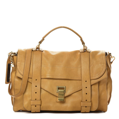 Proenza Schouler Lambskin Medium PS1 Satchel Mustard 1 of 14