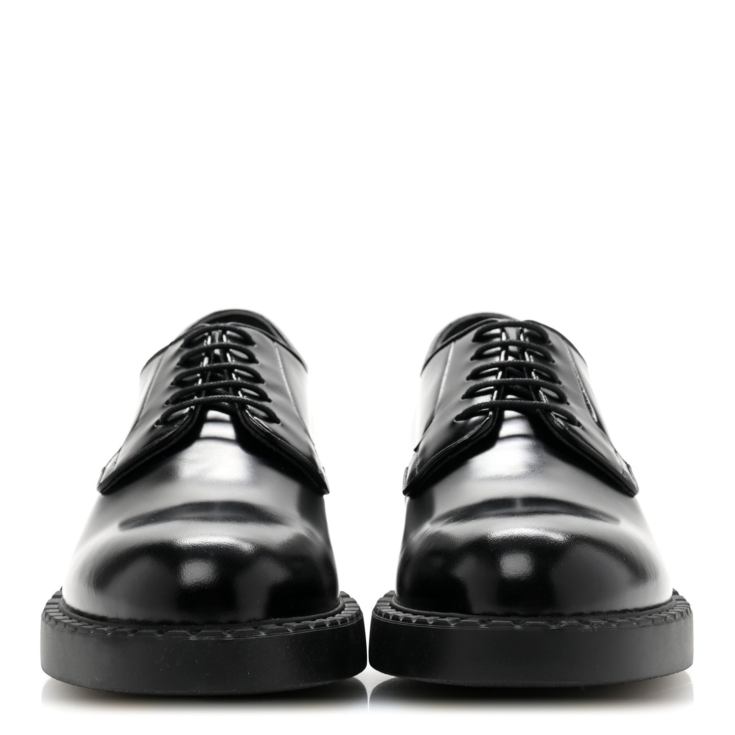 Spazzolato Lace Up 50mm Loafers 38 Black