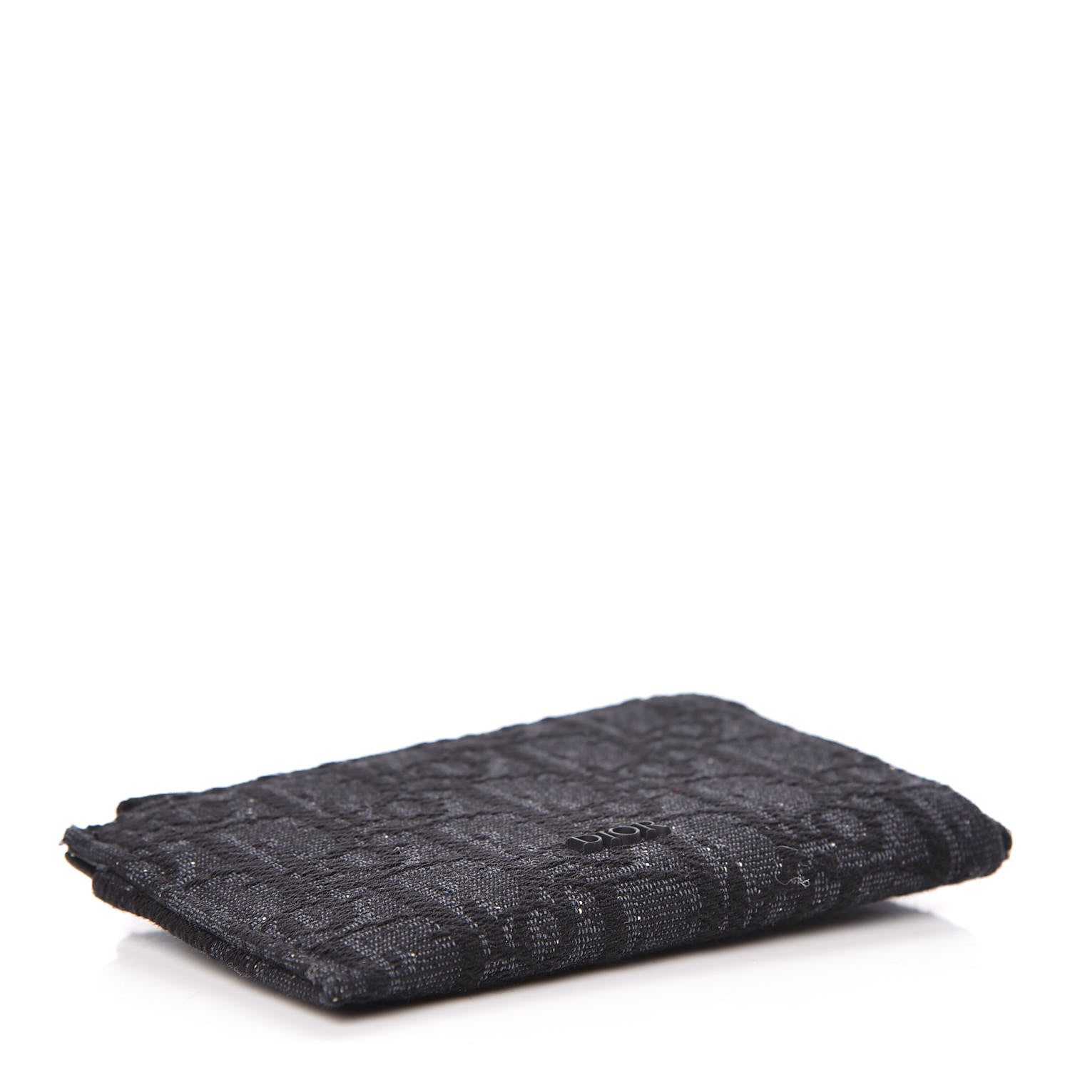 Christian Dior Oblique Zipped Card Holder Black 4 of 8