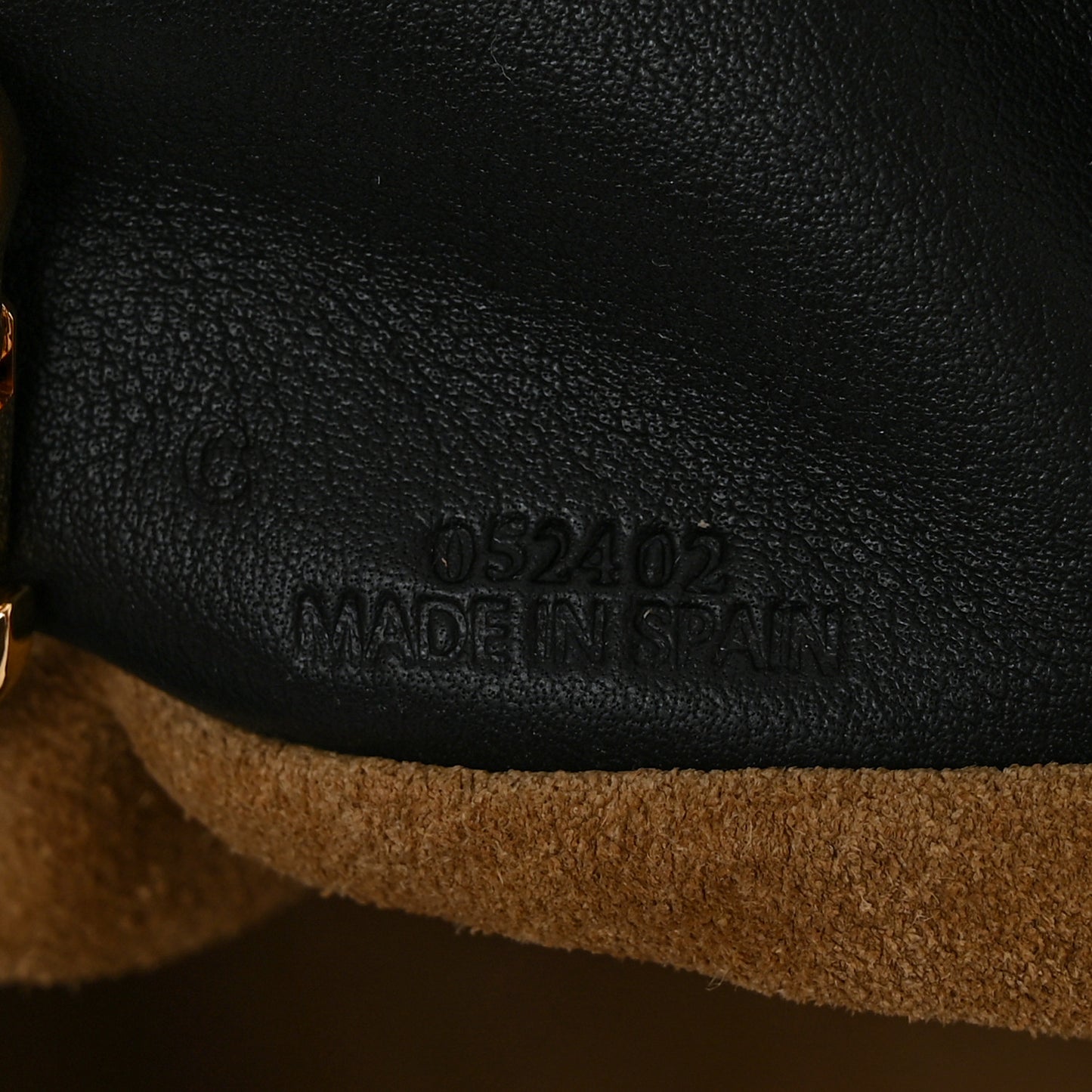 Calfskin Mini Flamenco Knot Clutch Black