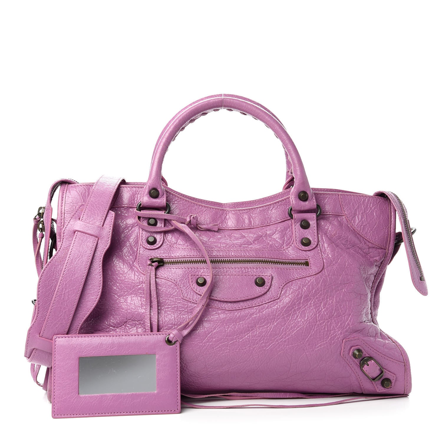 Balenciaga Agneau Classic Hardware City Rose Berlingot 1 of 11