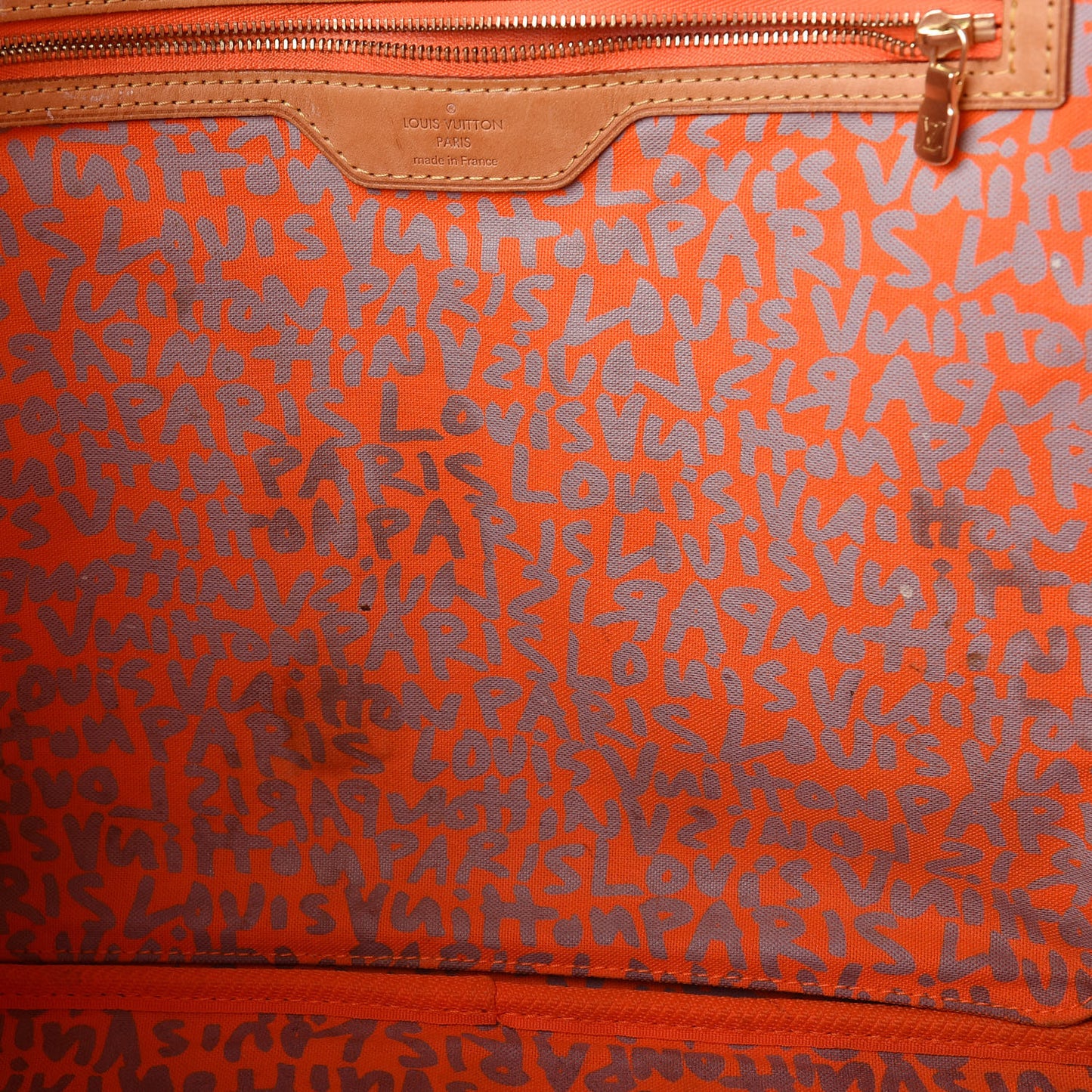 Monogram Graffiti Neverfull GM Orange
