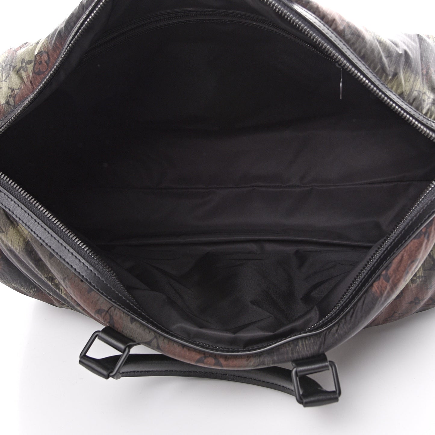 Nylon Monogram Camouflage Keepall Bandouliere 50 Kaki