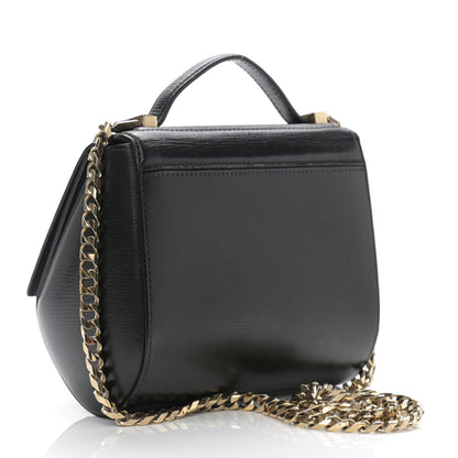 Givenchy Textured Calfskin Mini Pandora Box Chain Crossbody Bag Black 3 of 11