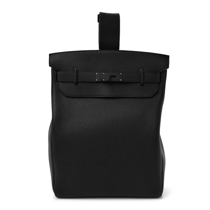 Hermes Togo Hac a Dos GM Backpack  So Black 1 of 10