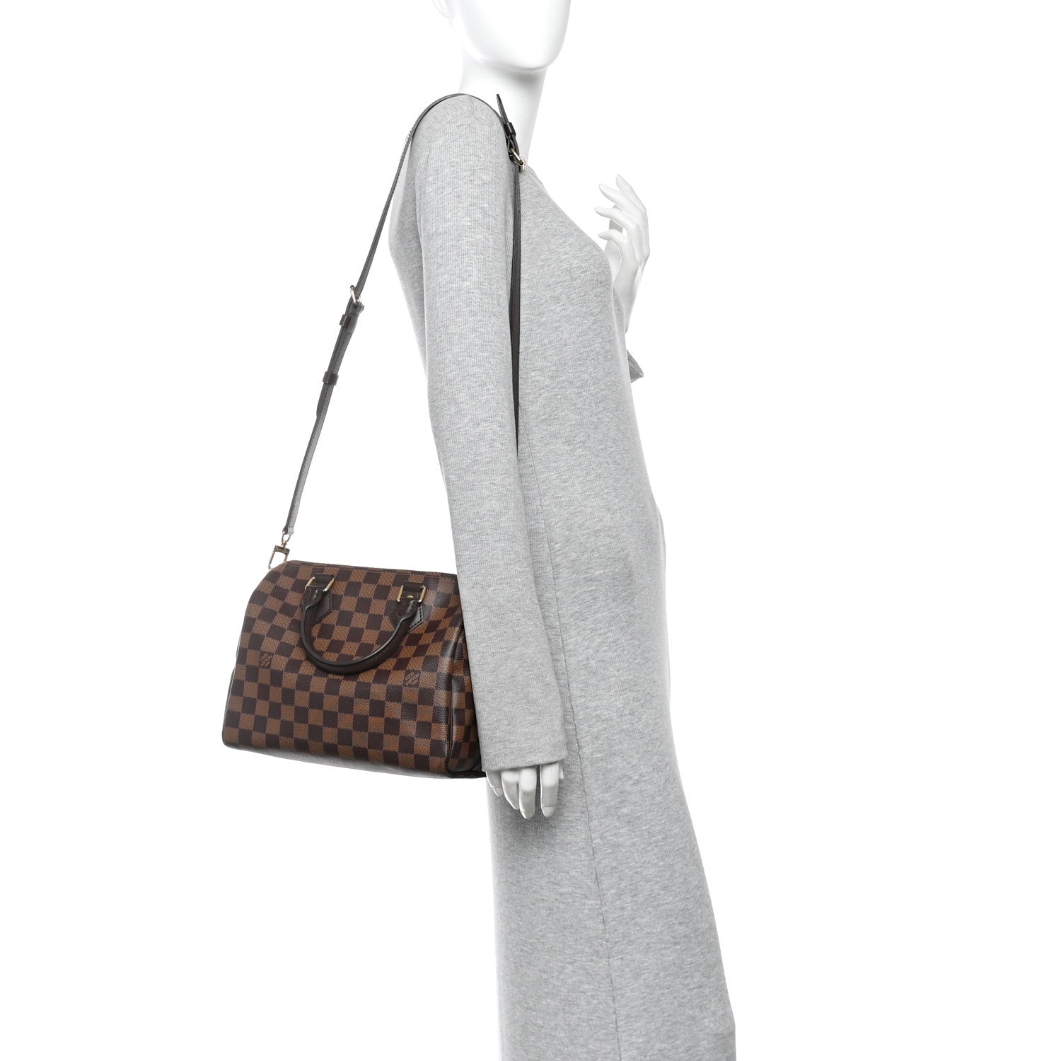 Louis Vuitton Damier Ebene Speedy Bandouliere 25 2 of 10