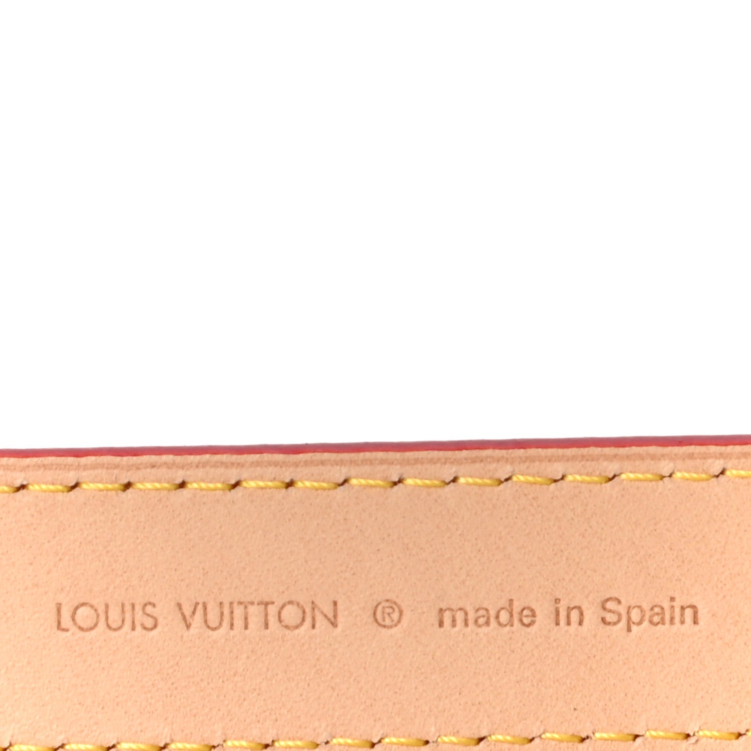 Louis Vuitton Vachetta 25mm Adjustable Keepall Shoulder Strap 5 of 7
