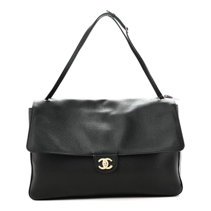 Chanel Grained Calfskin Souplissimo Maxi Flap Black 1 of 11