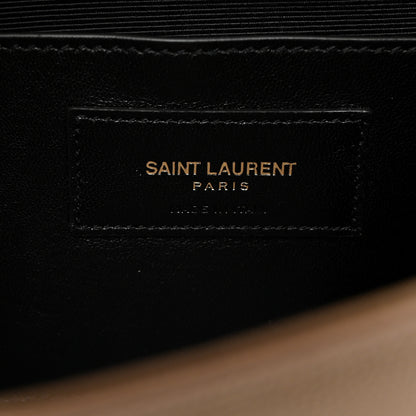 Saint Laurent Grain De Poudre Classic Monogram Cassandre Clutch Nude Powder 6 of 7