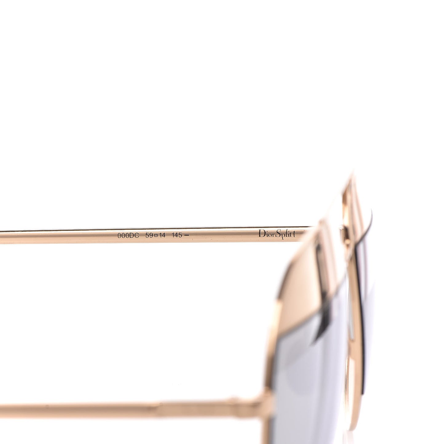 Split 1 Aviator Sunglasses Gold