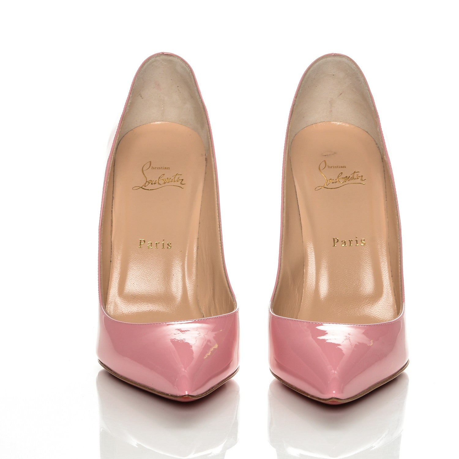 Christian Louboutin Patent Pigalle Follies 100 Pumps 41 Rose 2 of 6