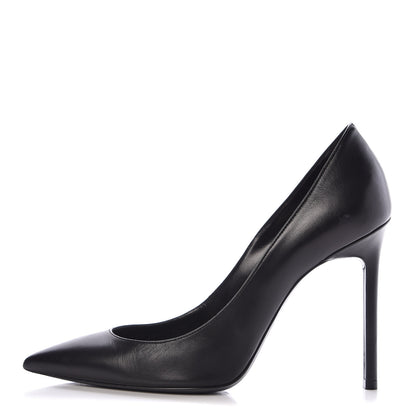 Saint Laurent Calfskin Zoe 105 Pumps 37 Black 2 of 9