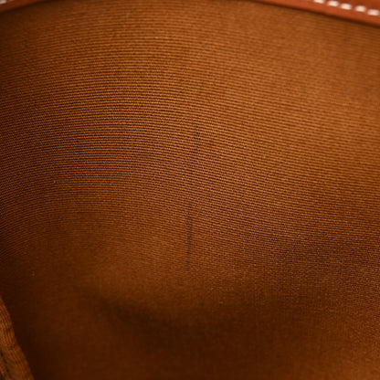 Celine Triomphe Canvas Calfskin Small Bucket Bag Tan 11 of 17