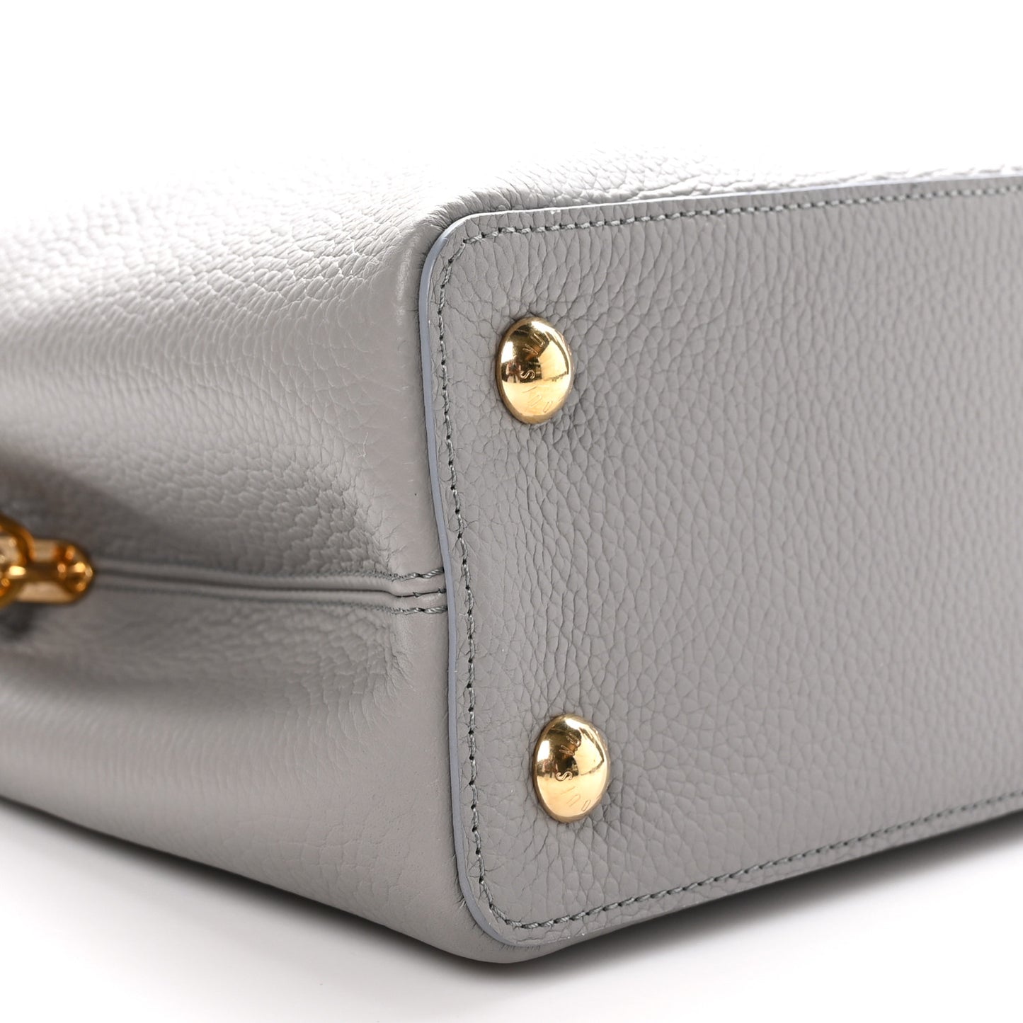 Taurillon Capucines MM Steeple Gray