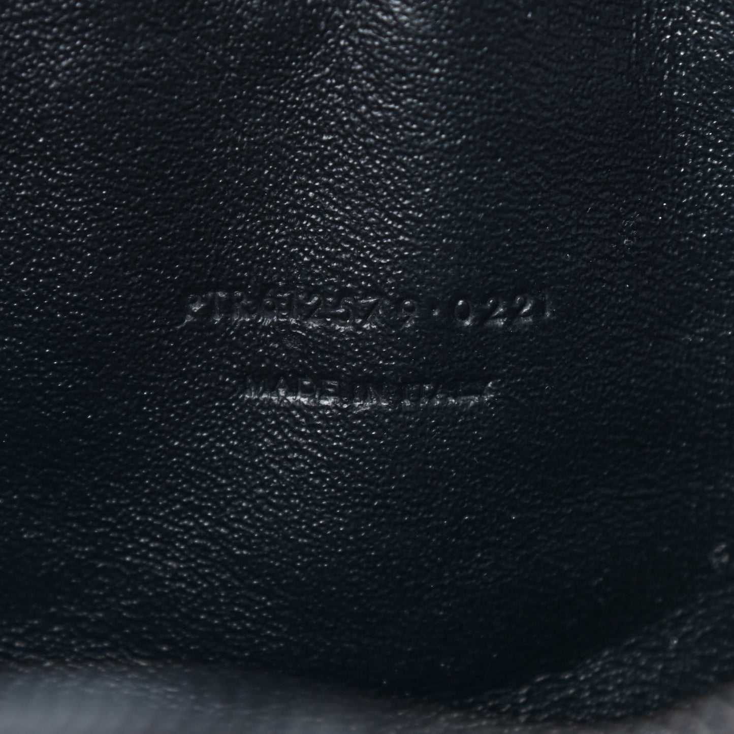 Grain De Poudre Matelasse Monogram Mini Lou Camera Bag Black
