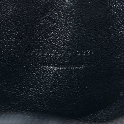 Saint Laurent Grain De Poudre Matelasse Monogram Mini Lou Camera Bag Black 7 of 9