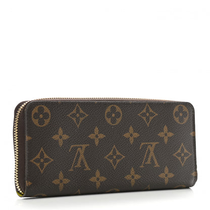 Louis Vuitton Monogram Clemence Wallet Acid Yellow 3 of 7