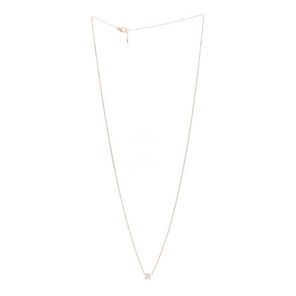 Cartier 18K Pink Gold Diamond .34ct C De Cartier Pendant Necklace 3 of 5