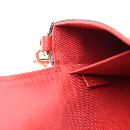 Louis Vuitton Empreinte Pochette Felicie Chain Wallet Scarlet 8 of 12