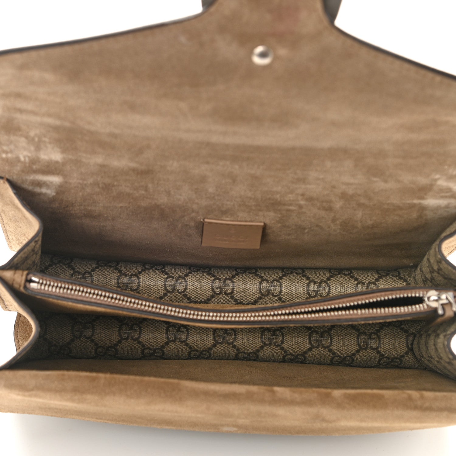 Gucci GG Supreme Monogram Small Dionysus Shoulder Bag Taupe 5 of 8