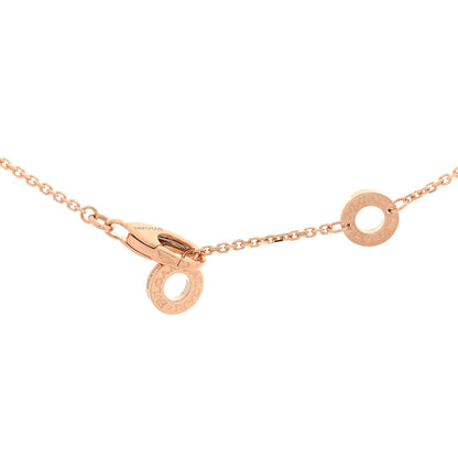 Bulgari 18K Rose Gold Diamond Carnelian Divas' Dream Pendant Necklace 4 of 5