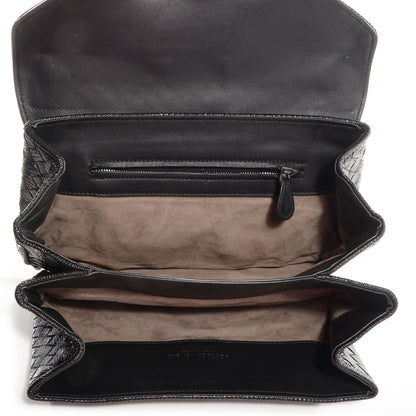 Bottega Veneta Ayers Intrecciato Karung Clutch Black 5 of 8