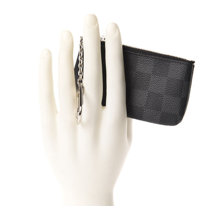 Louis Vuitton Damier Graphite Key Pouch 2 of 6