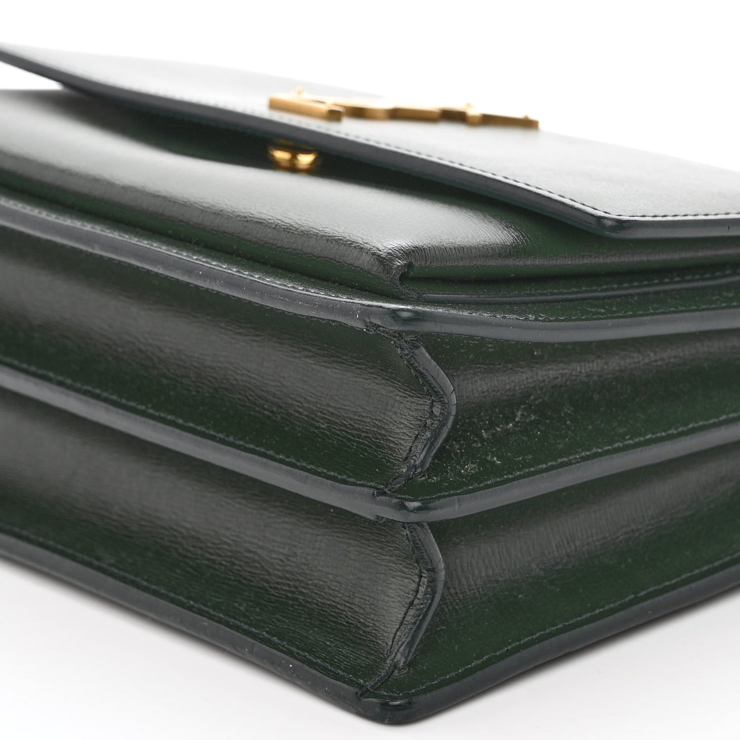 Calfskin Medium Monogram Sunset New Vert Fonce