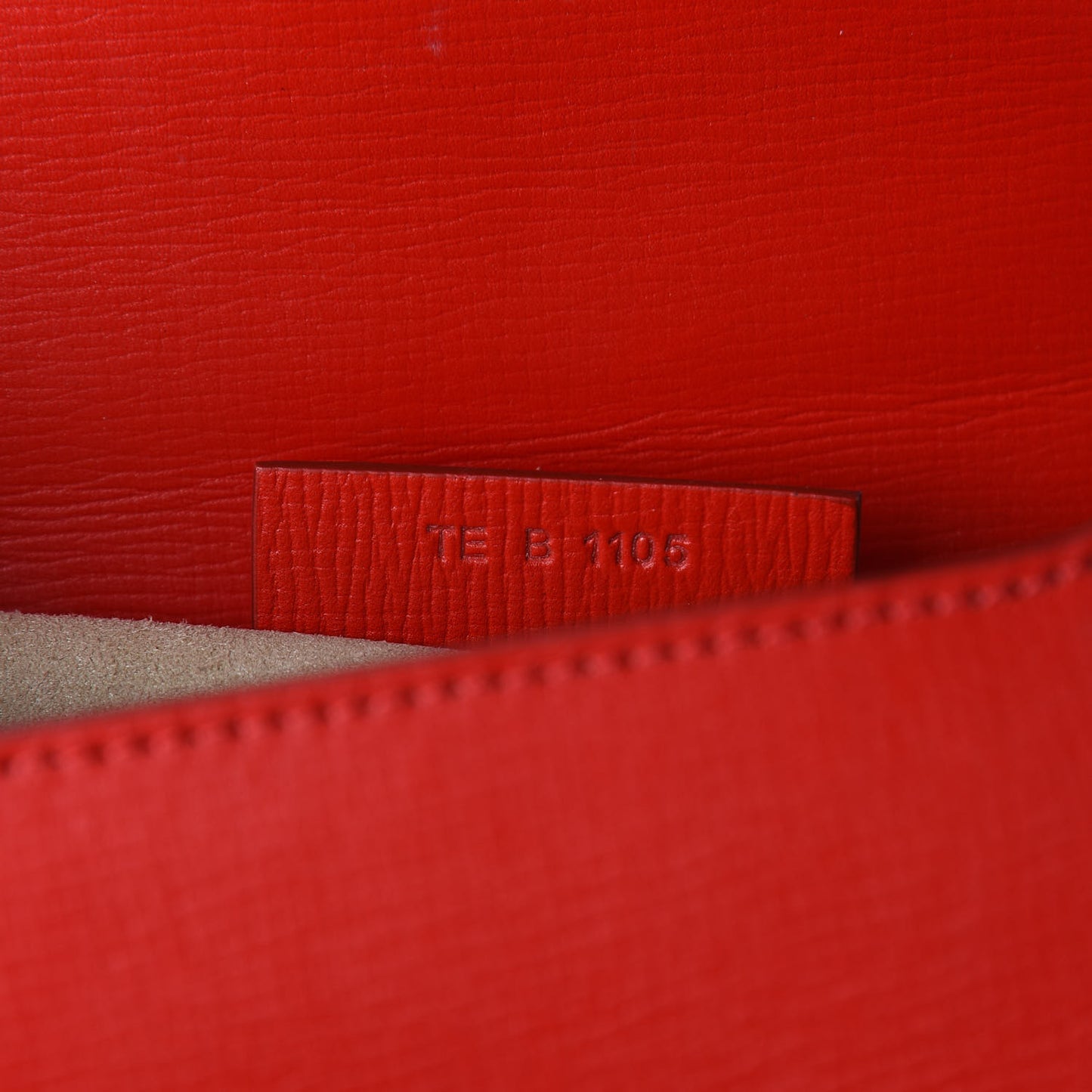 Textured Calfskin Mini Pandora Box Crossbody Bag Red