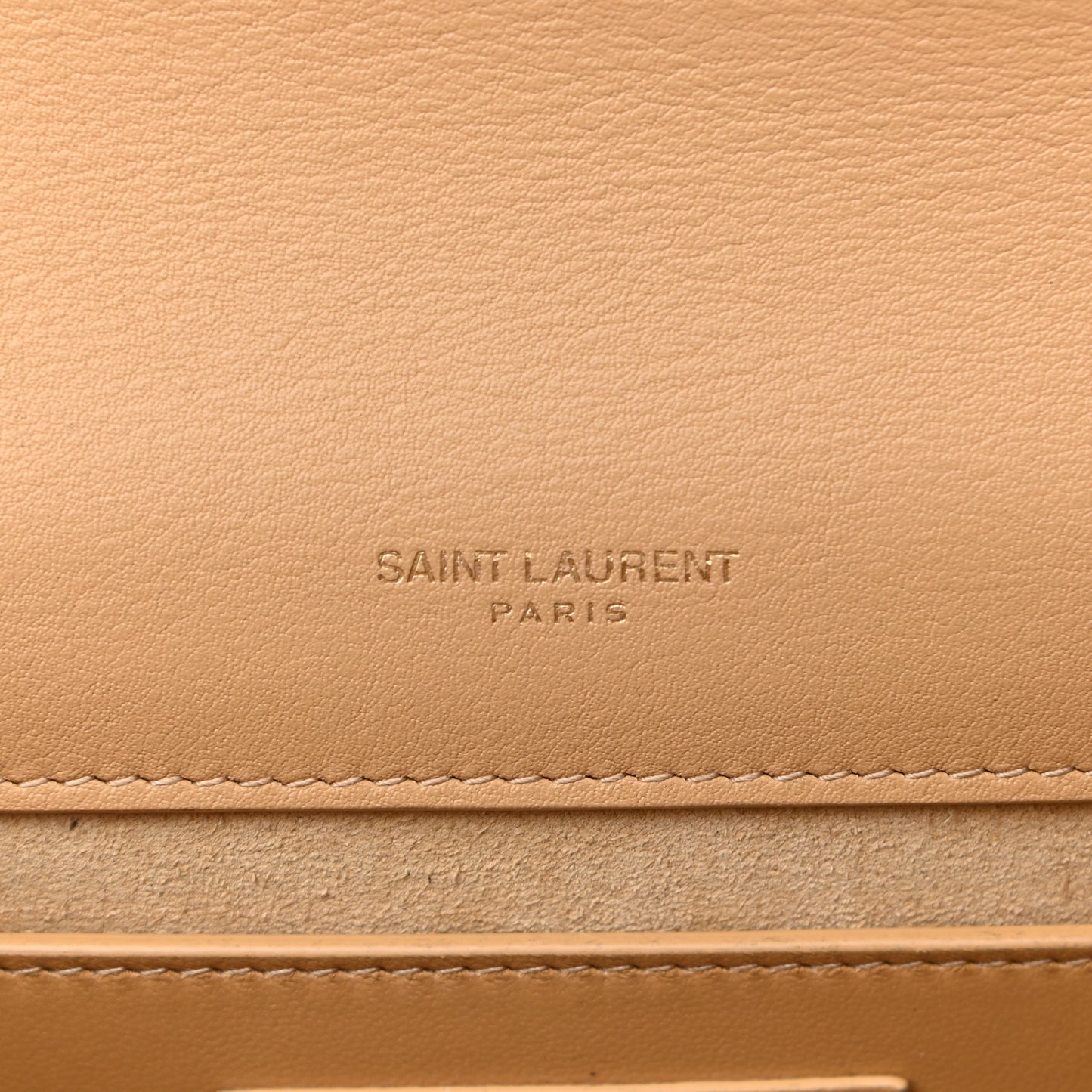 Metallic Calfskin Small Classic Monogram Kate Tassel Satchel Gold