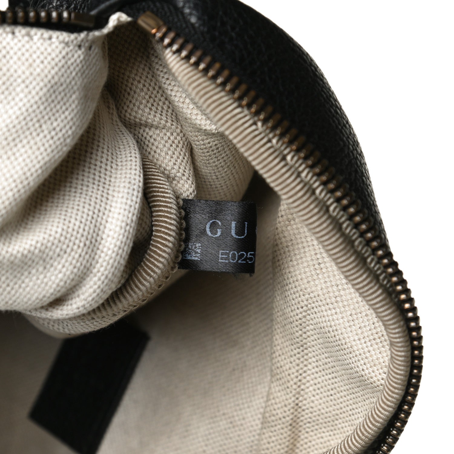 Gucci Grained Calfskin Logo Belt Bag Black 7 of 12