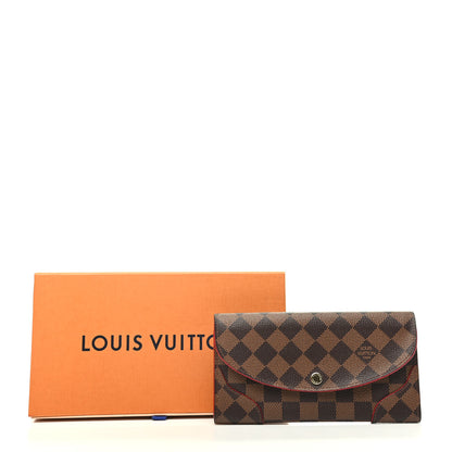 Louis Vuitton Damier Ebene Caissa Wallet Cherry 9 of 9