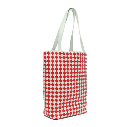 Bottega Veneta Nappa Intrecciato Check Avenue Tote Glacier Vernis 3 of 11